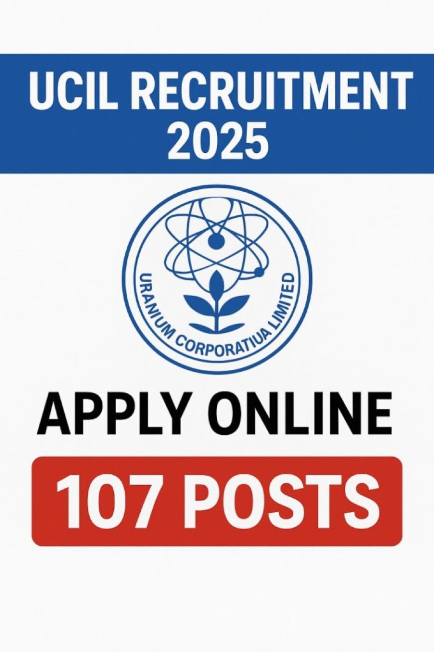 UCIL Recruitment 2025 – Apply Online