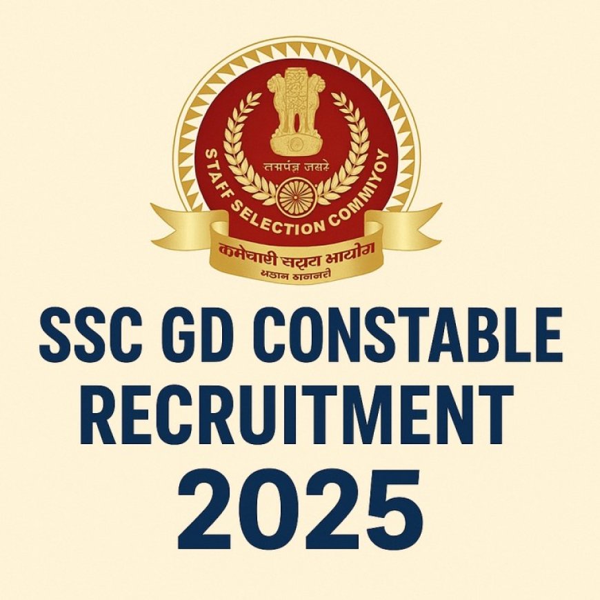 SSC GD Constable Recruitment 2025 –