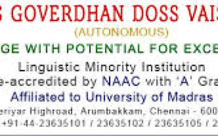 Dwaraka Doss Goverdhan Doss Vaishnav College, Chennai Wanted Assistant Professor