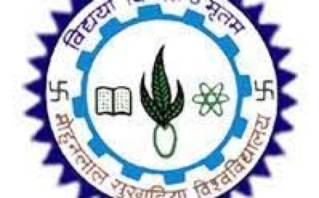 M L Sukhadia University, Udaipur wanted Assistant Professor