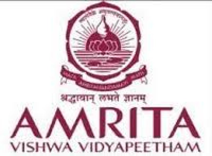 Amrita Vishwa Vidyapeetham, Coimbatore wanted Postdoctoral Fellowship