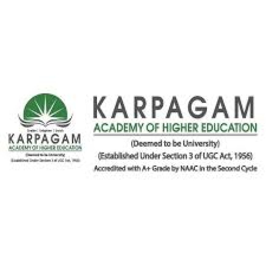Karpagam Academy of Higher Education, Coimbatore Wanted Faculty (Walk-in)