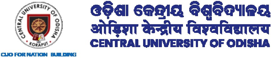 Central University of Odisha, Koraput Wanted Research Fellow, Field Surveyor