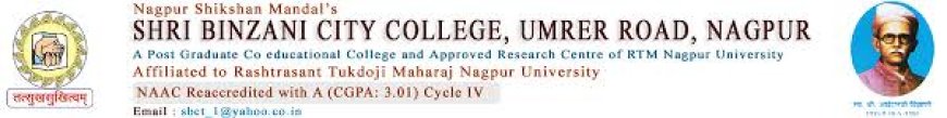Shri. Binzani City College, Nagpur wanted Assistant Professor